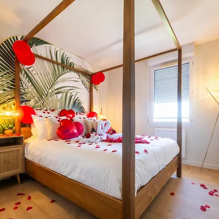 Апартаменты Le Cocon Balinais Jacuzzi, Sauna, Piscine *