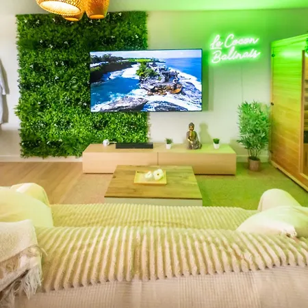 Le Cocon Balinais Jacuzzi, Sauna, Piscine Апартаменты