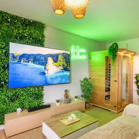 Le Cocon Balinais Jacuzzi, Sauna, Piscine Апартаменты