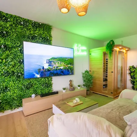 Le Cocon Balinais Jacuzzi, Sauna, Piscine Апартаменты *
