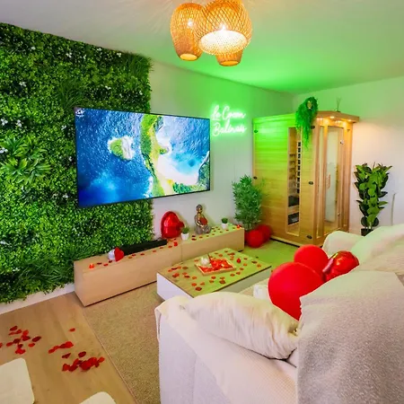 Le Cocon Balinais Jacuzzi, Sauna, Piscine Апартаменты
